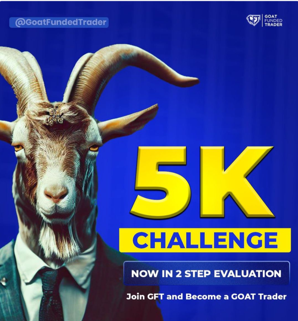 Goat Funded Trader new 5K Challenge Instagram