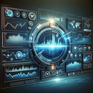 A sleek and modern illustration showcasing the concept of MetaTrader