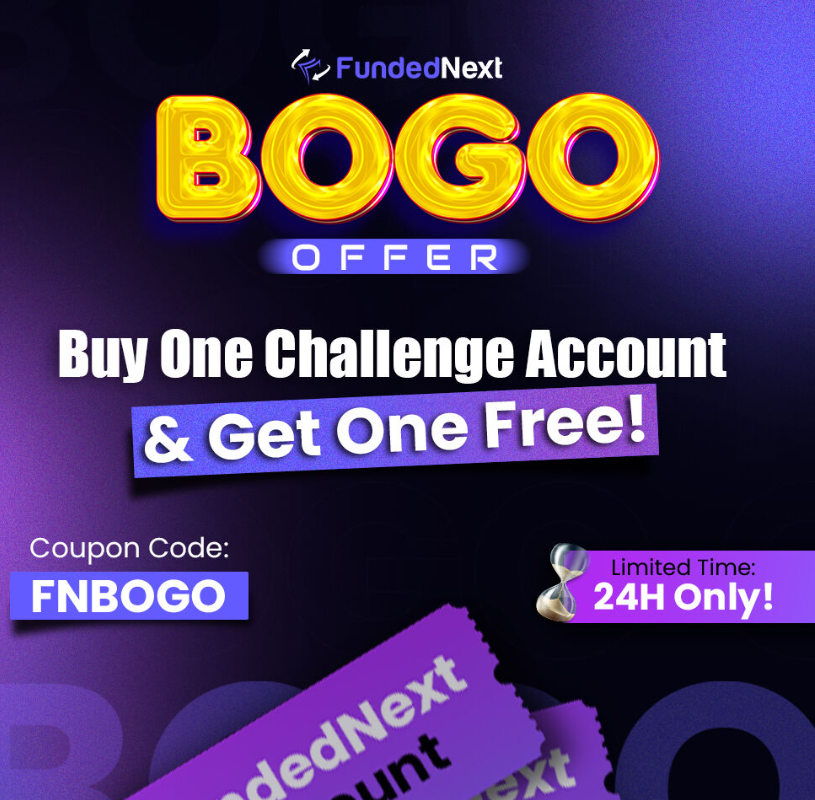 FundedNext Launches BOGO Offer details