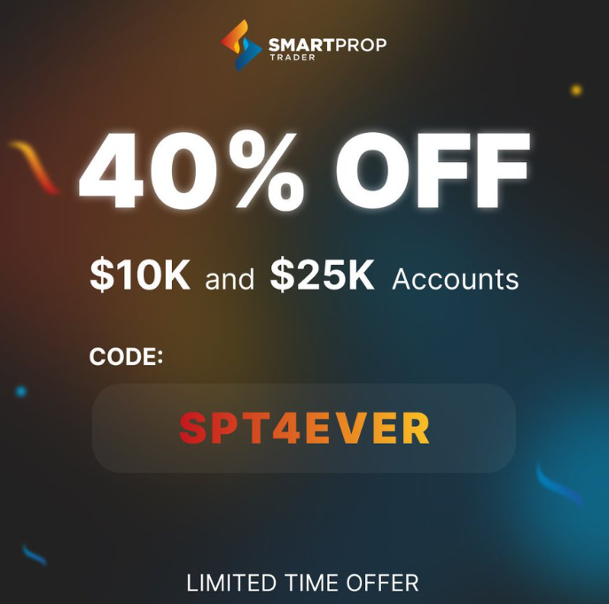 Smartprop Trader 40% off