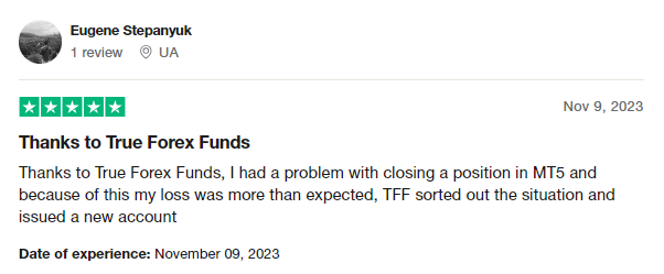 True Forex Funds Review