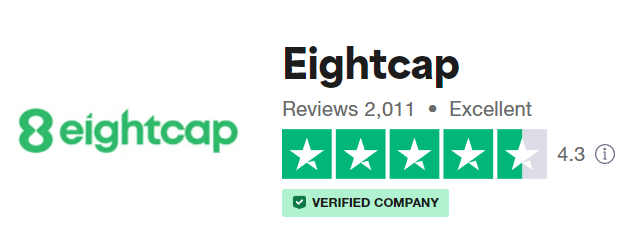 eightcap trustpilot rating