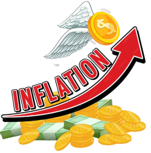 inflation vector image