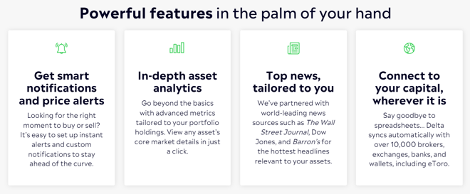 eToro proprietary Delta Tool