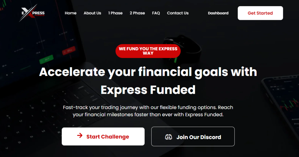 Express Funded discount code website1