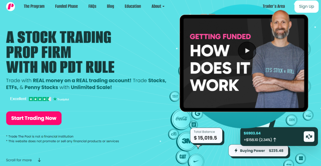 Trade The Pool website